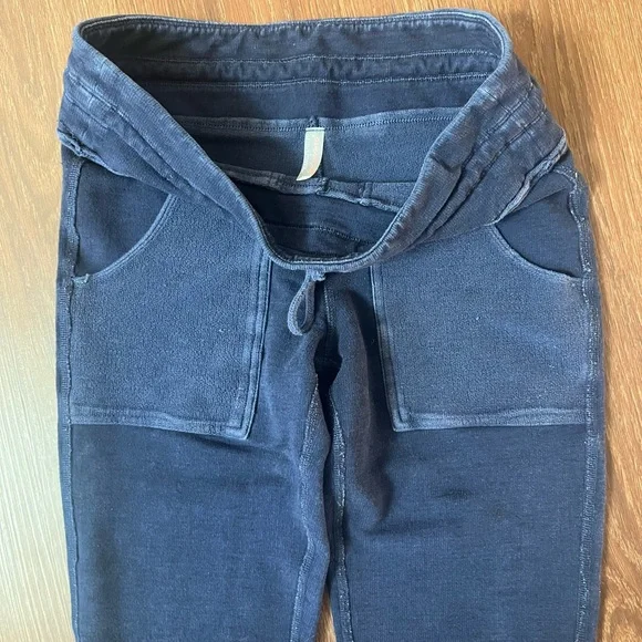 Free People Navy Blue Women's Kyoto Leggings Full - Picture 5 of 6